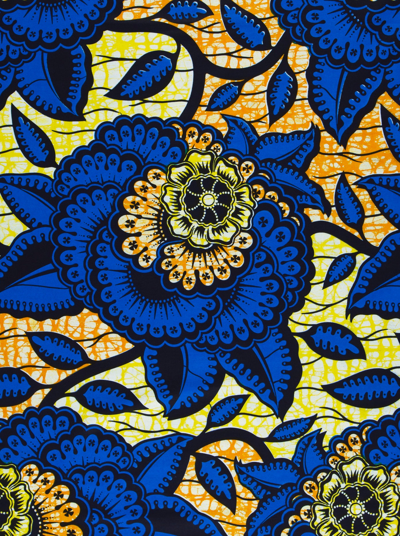 Wax Hollandais | VLW5502.006 | Orné de Bleu