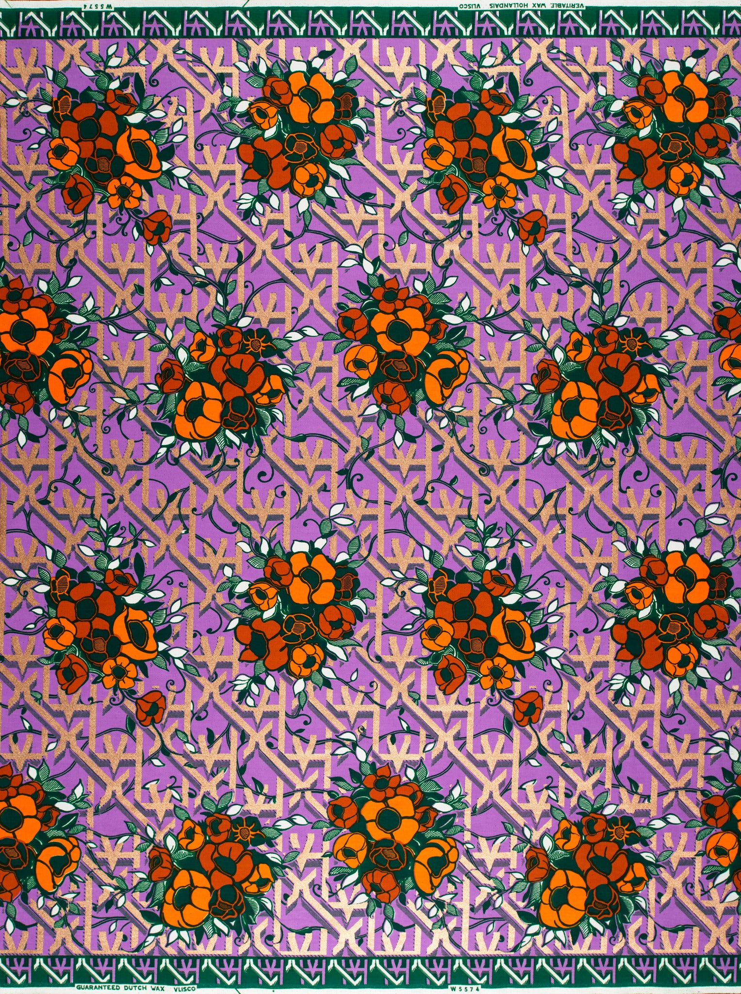 Wax Hollandais | VLW5574.006 | Orné de Cuivre Clair
