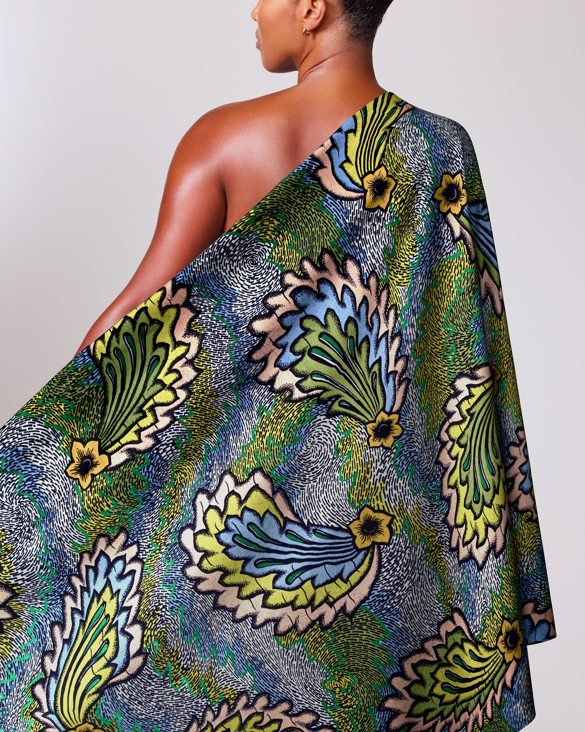 Satin Royal | VLW8985.008 | Emerald Green Embellished