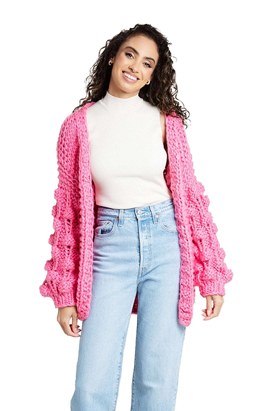 Floral Knitted Cardigan – SAACHI