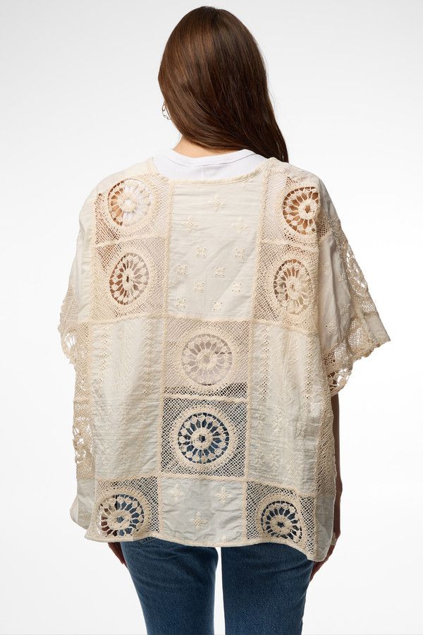 Sundial Lace Cover Up - Ivory