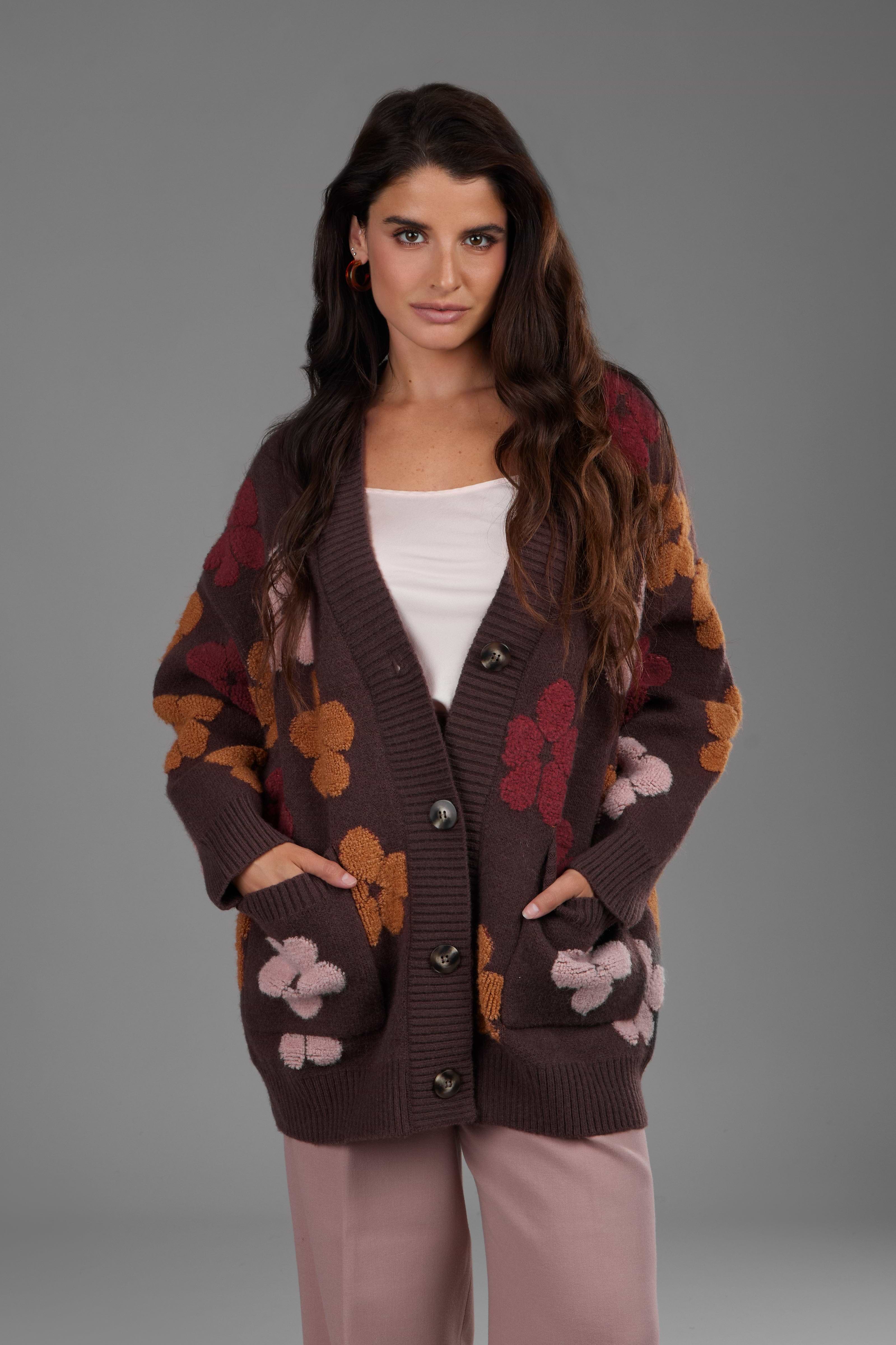 Tシャツ・カットソー KIRSH BOUQUET GIRL WORDING SHORT SLEEVE CARDIGAN BOUQUET GIRL WORDING SHORT SLEEVE CARDIGAN [BLACK] - KIRSH