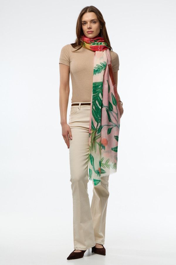 Patchwork Printed Scarf - Multi