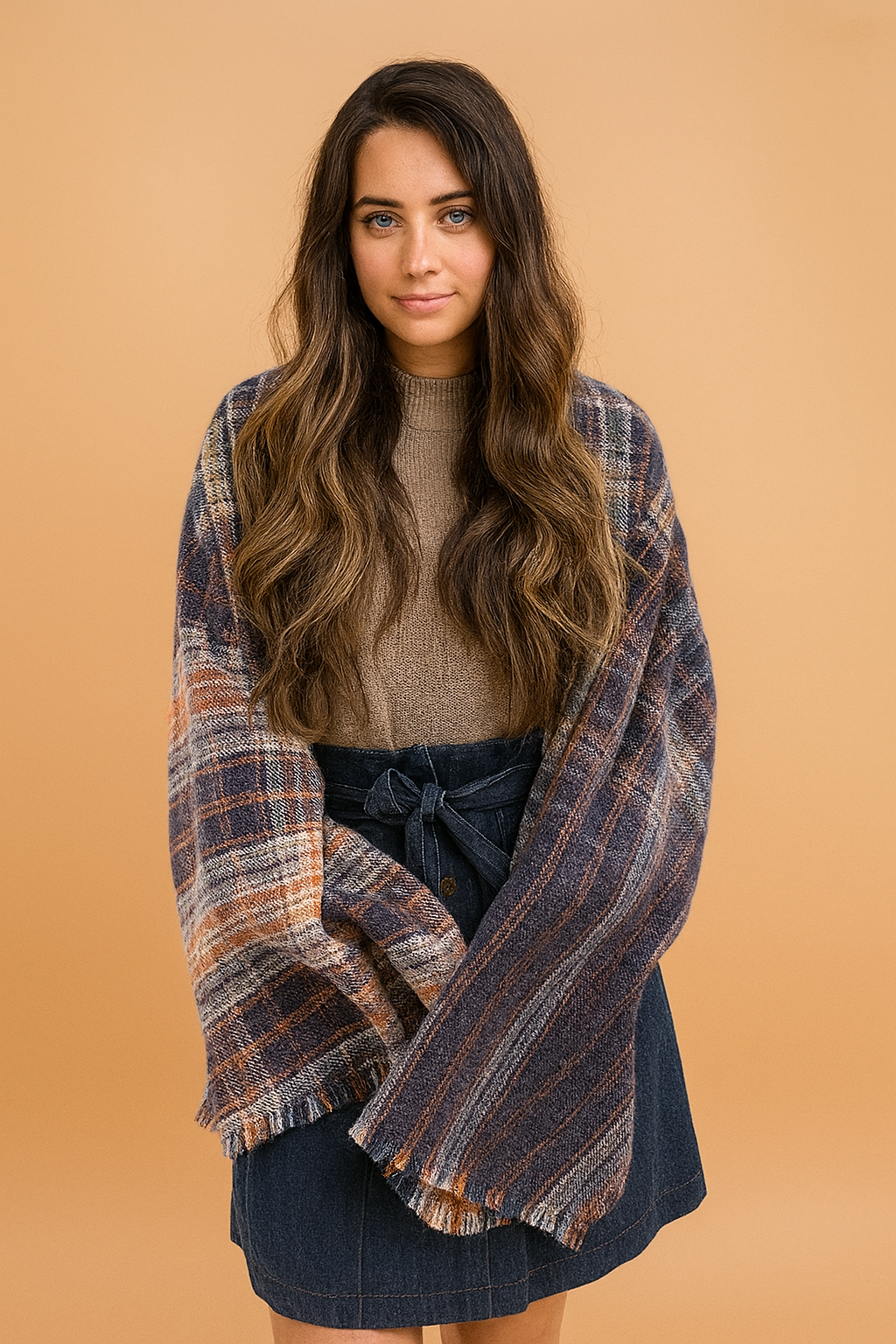 Plaid Scarf For Winter