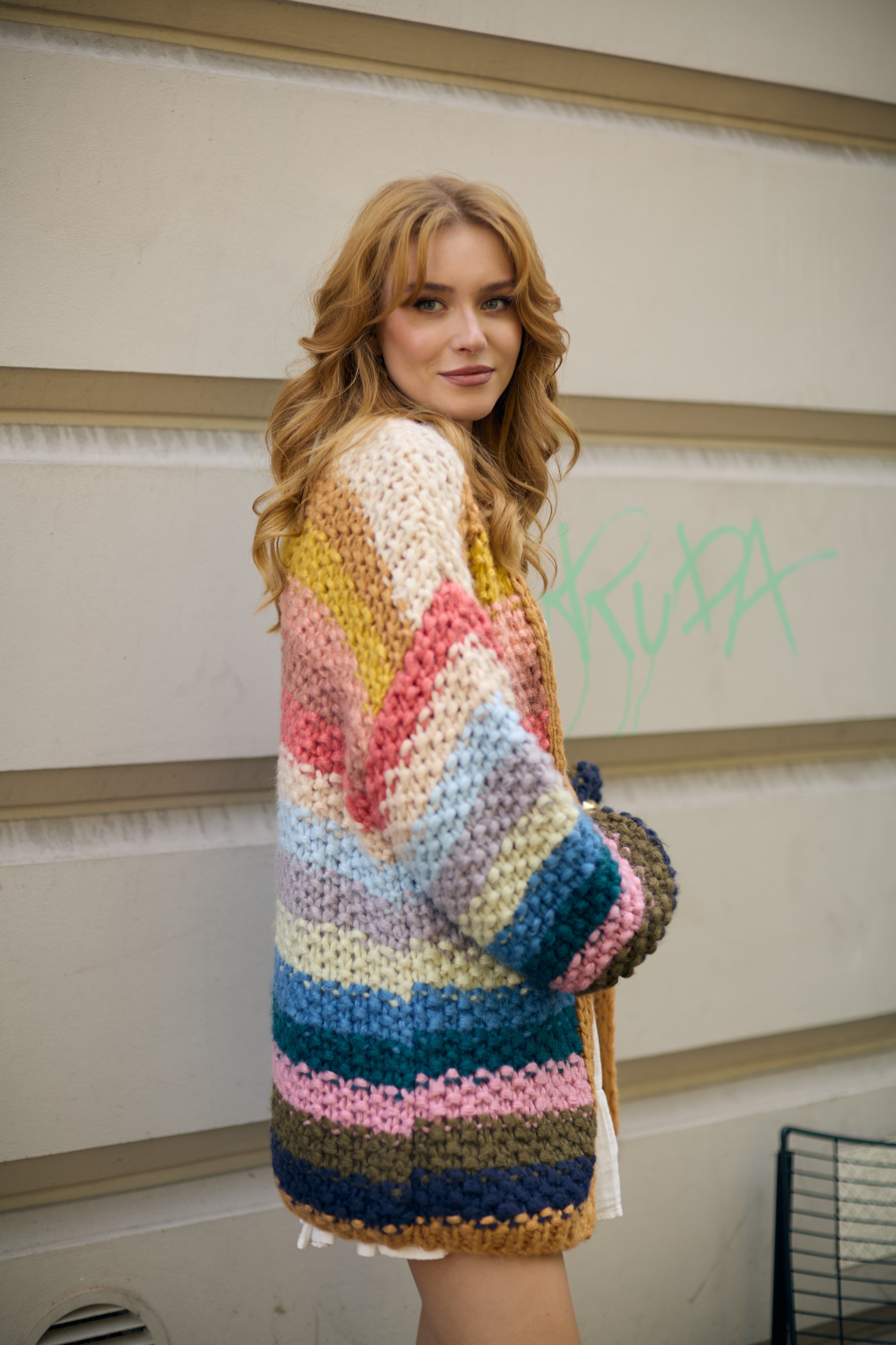 Rainbow Knitted Cardigan | Saachistyle – SAACHI