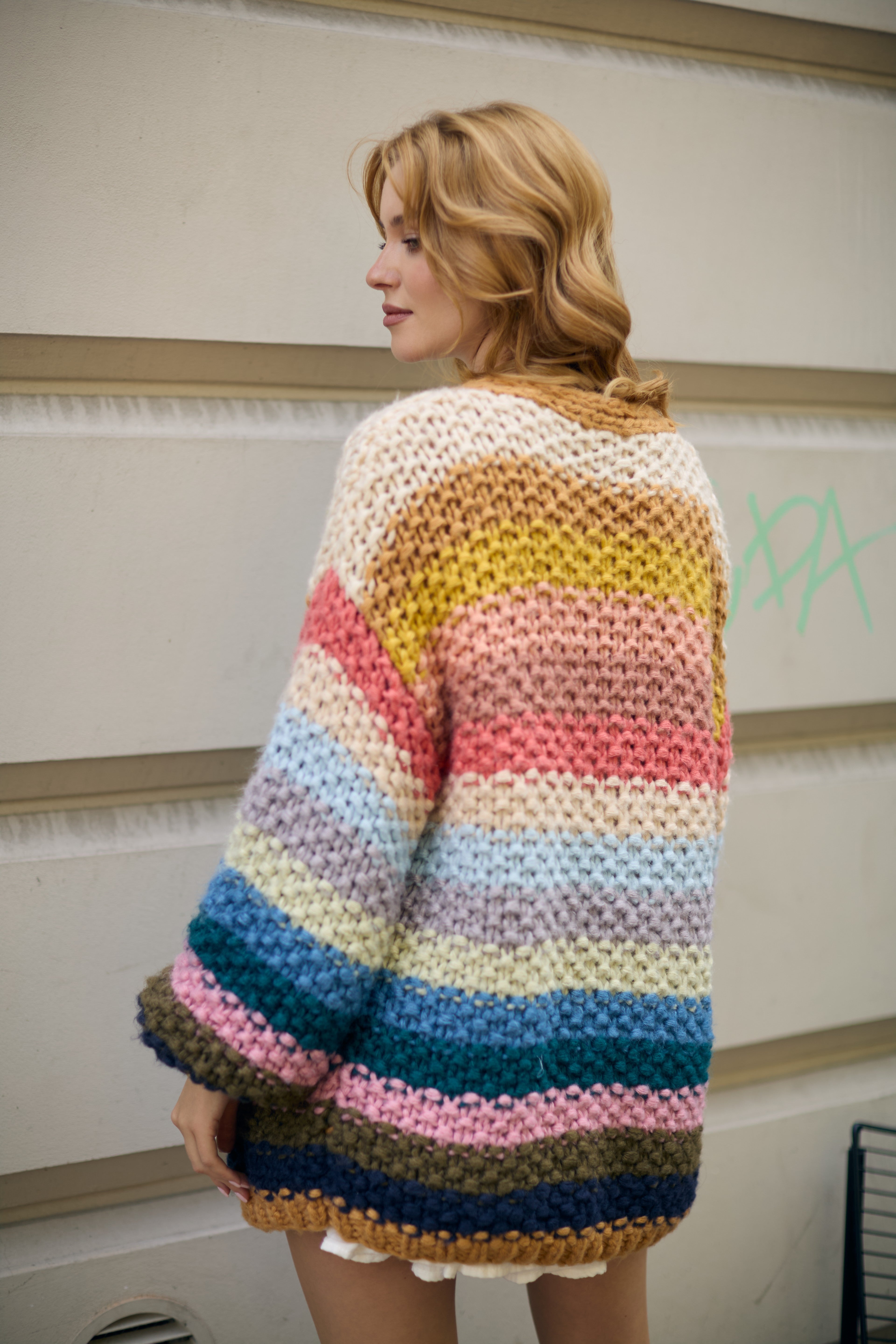 トップス amachi. rainy pattern knit cardigan amachi. rainy pattern knit cardigan