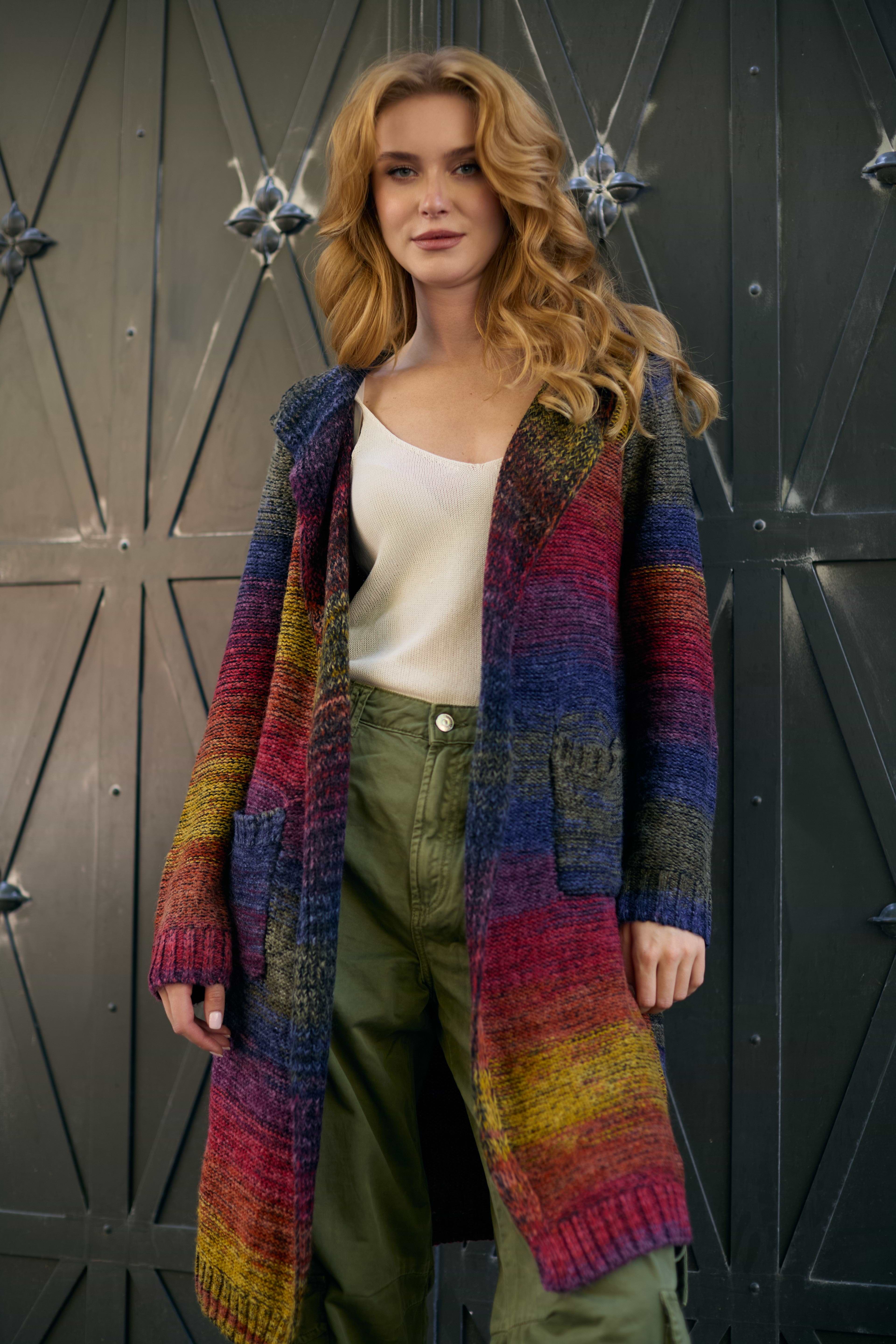 Rainbow Long Cardigan – SAACHI