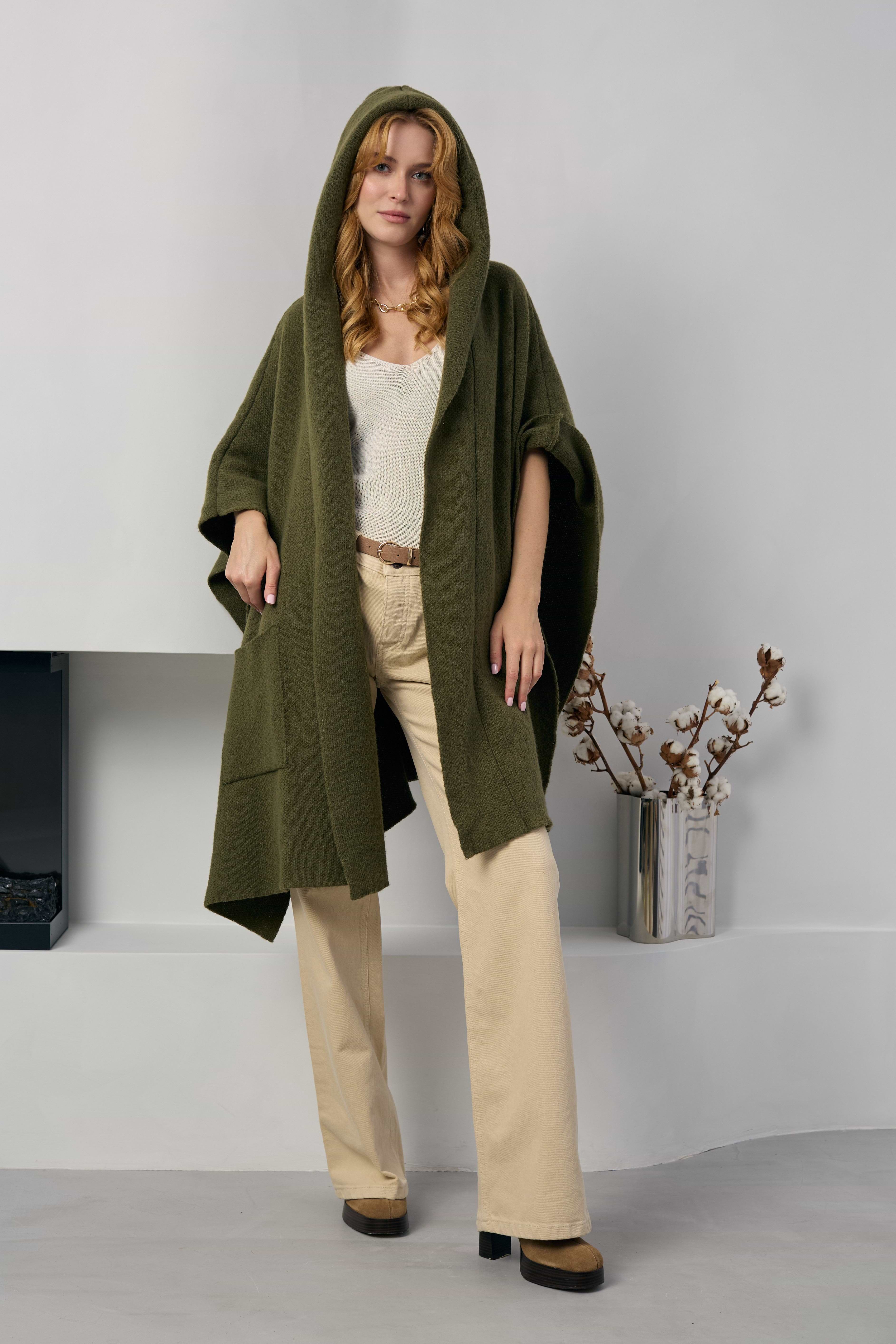 saachi Hooded Oversized Kimono – SAACHI
