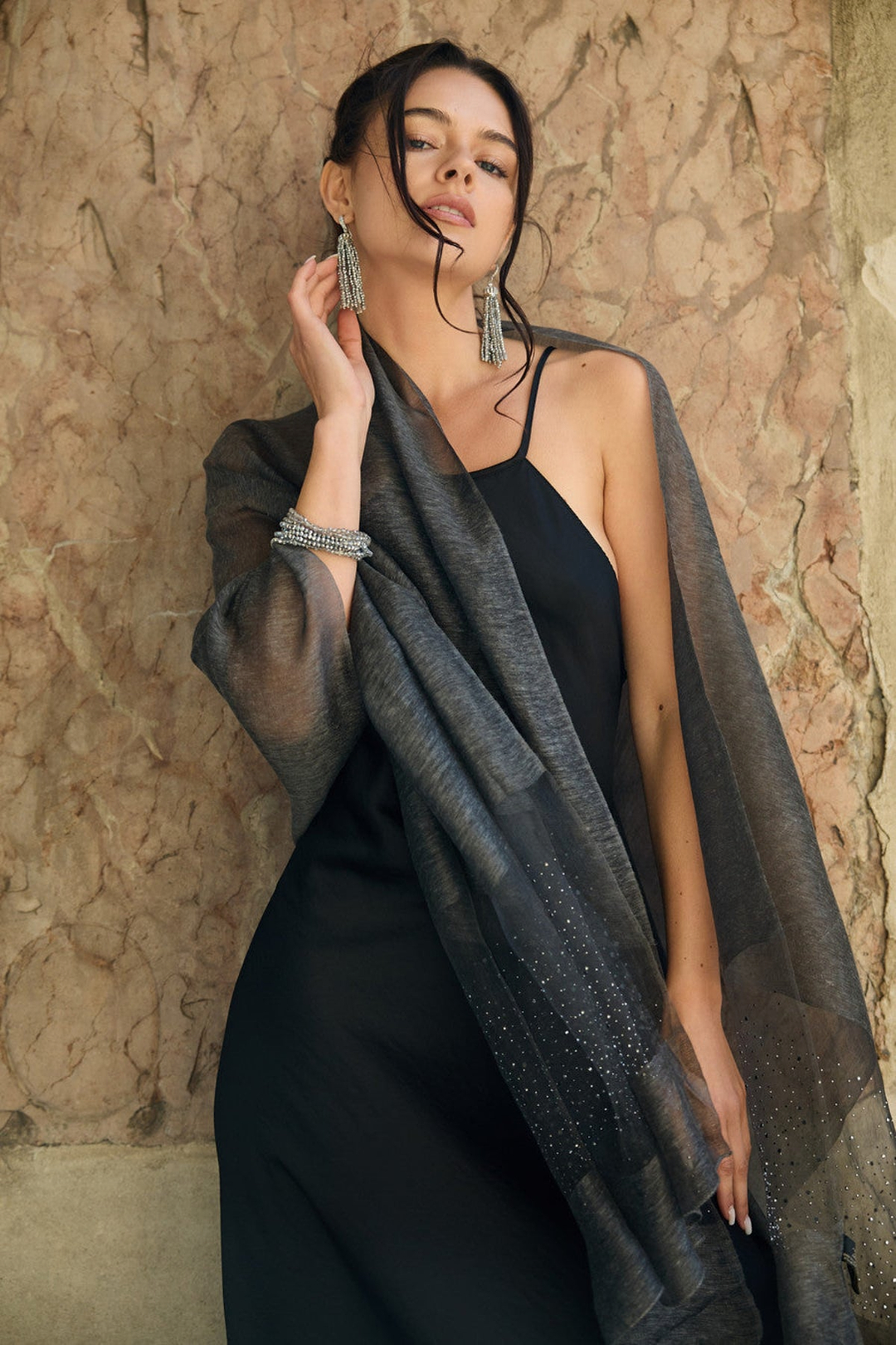 Star Gazer Scarf - Dim Gray