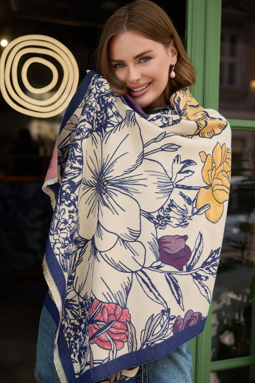 Bloomline Reversible Scarf