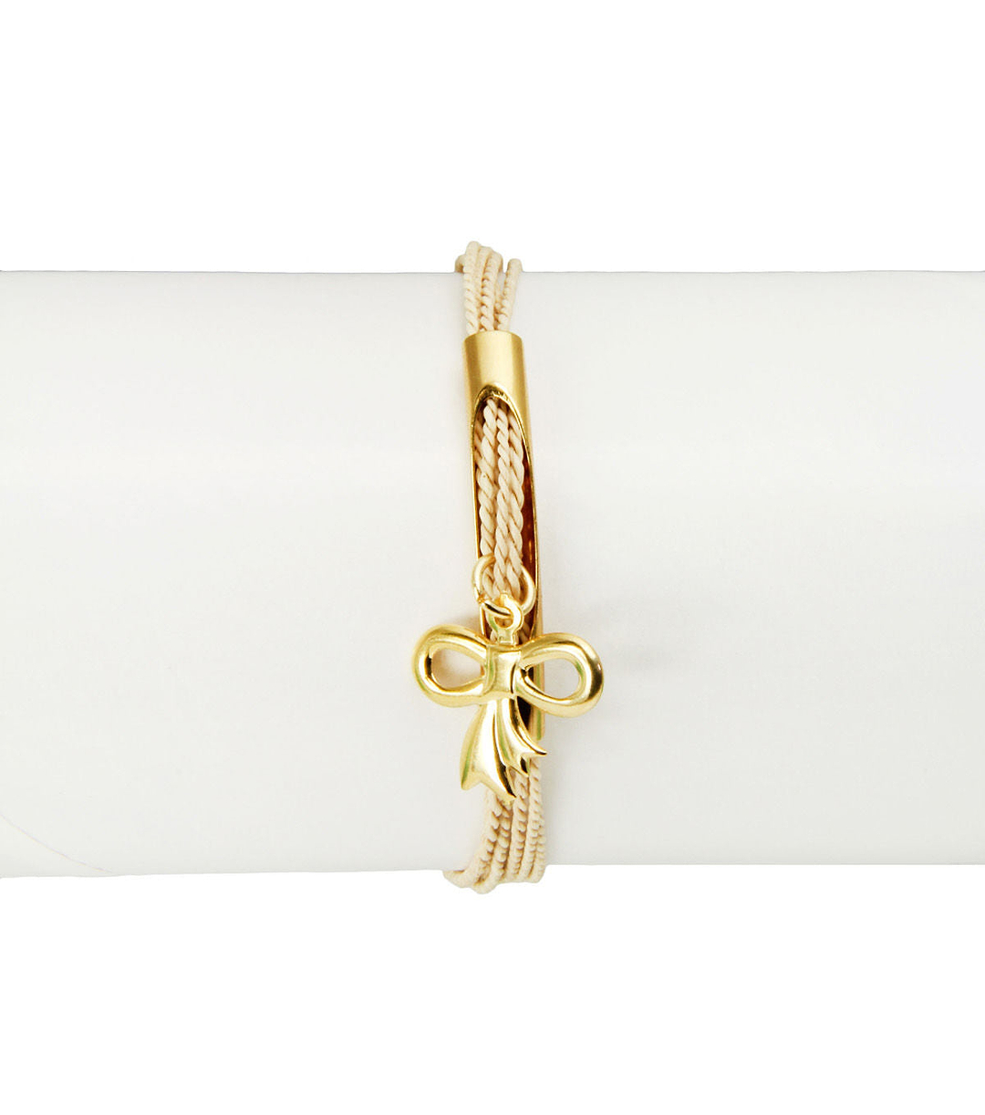 Golden Key Charm Bracelet (Set of 3)