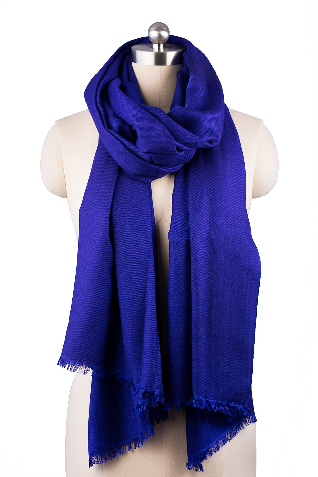 Cashmere Silk Scarf - SAACHI - Midnight Blue - Scarf