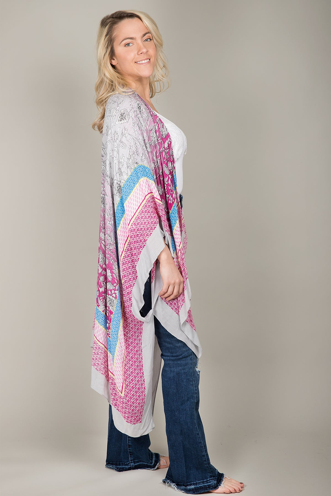 Floral Kimono Long for Spring