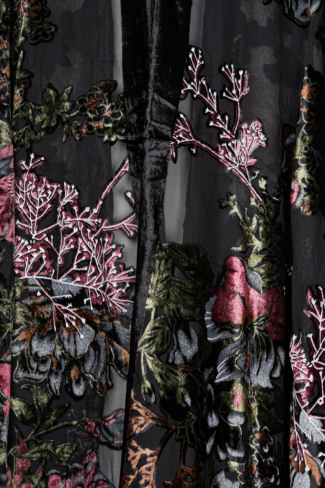 Black Velvet Kimono for Winter