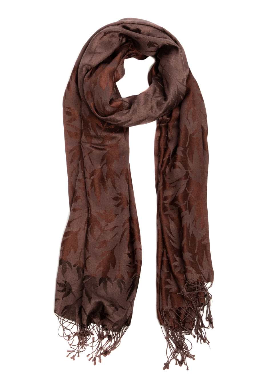 Leaf Silk Scarf – SAACHI