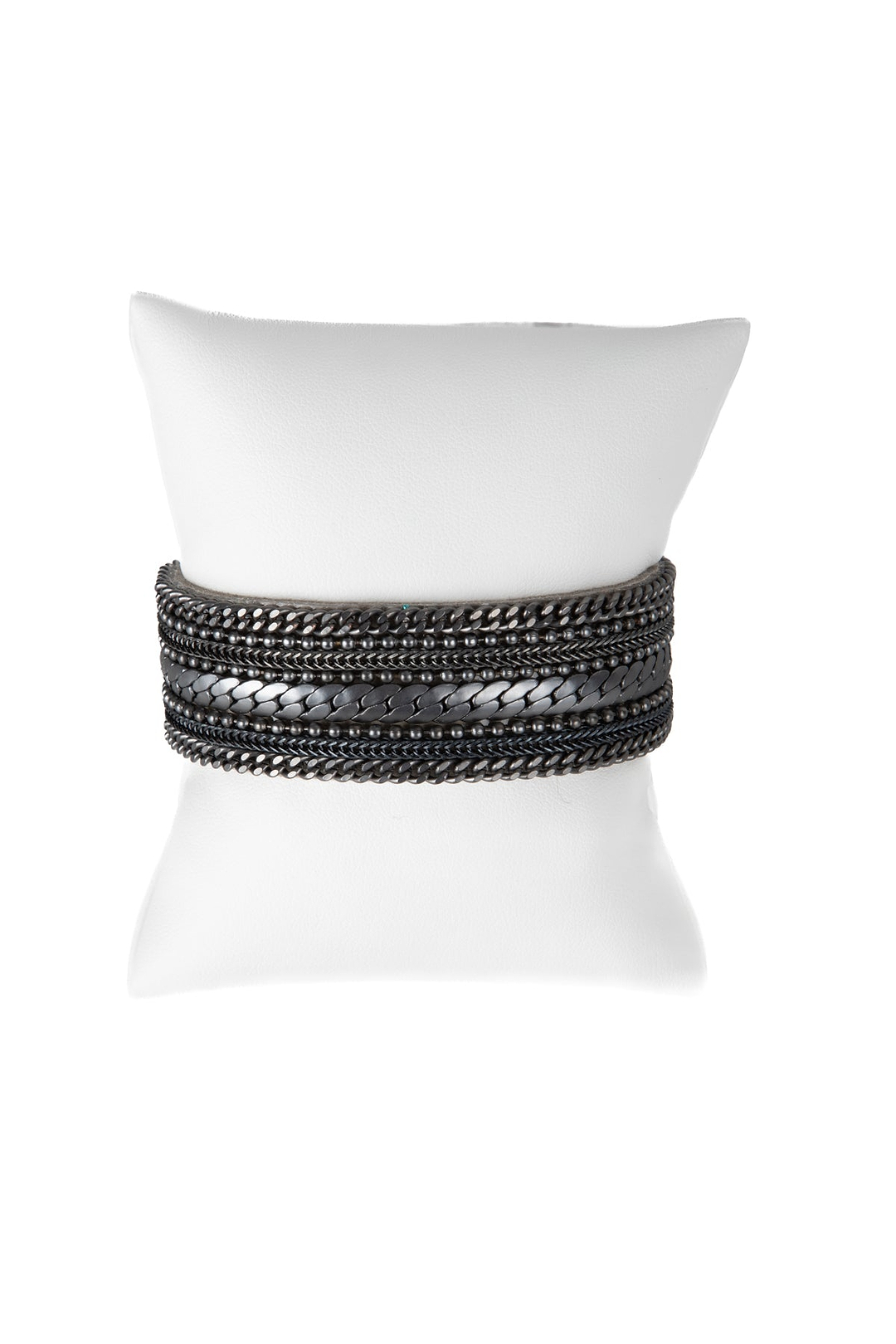 Dainty Chains Leather Bracelet