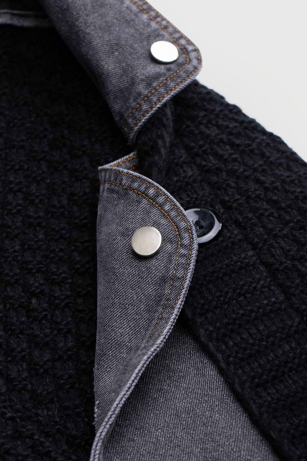 Denim Knit Cardigan – SAACHI