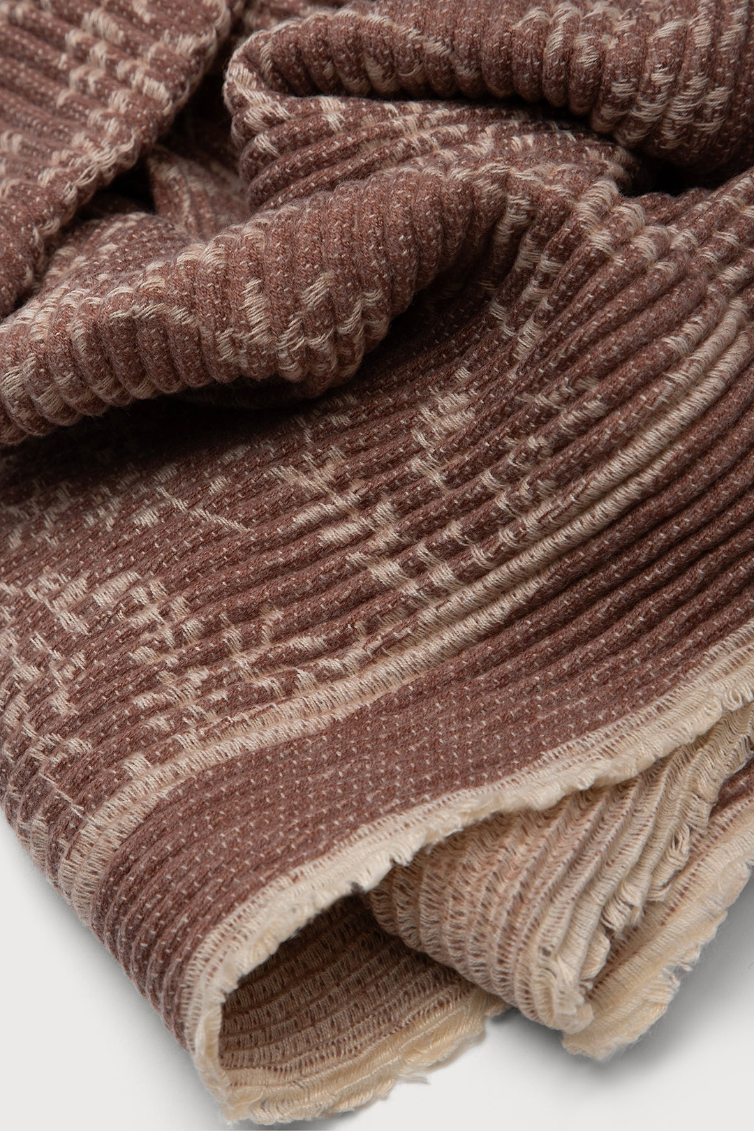 Floral Crinkle Reversible Scarf For Winter