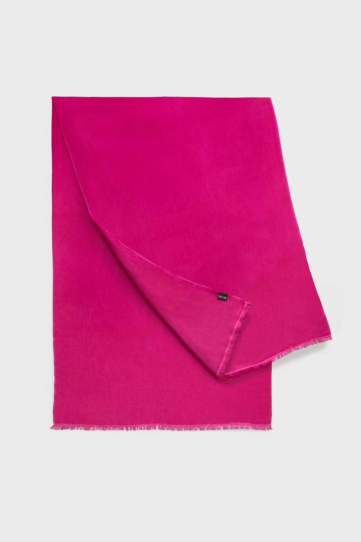 Cashmere Silk Scarf Deep Pink