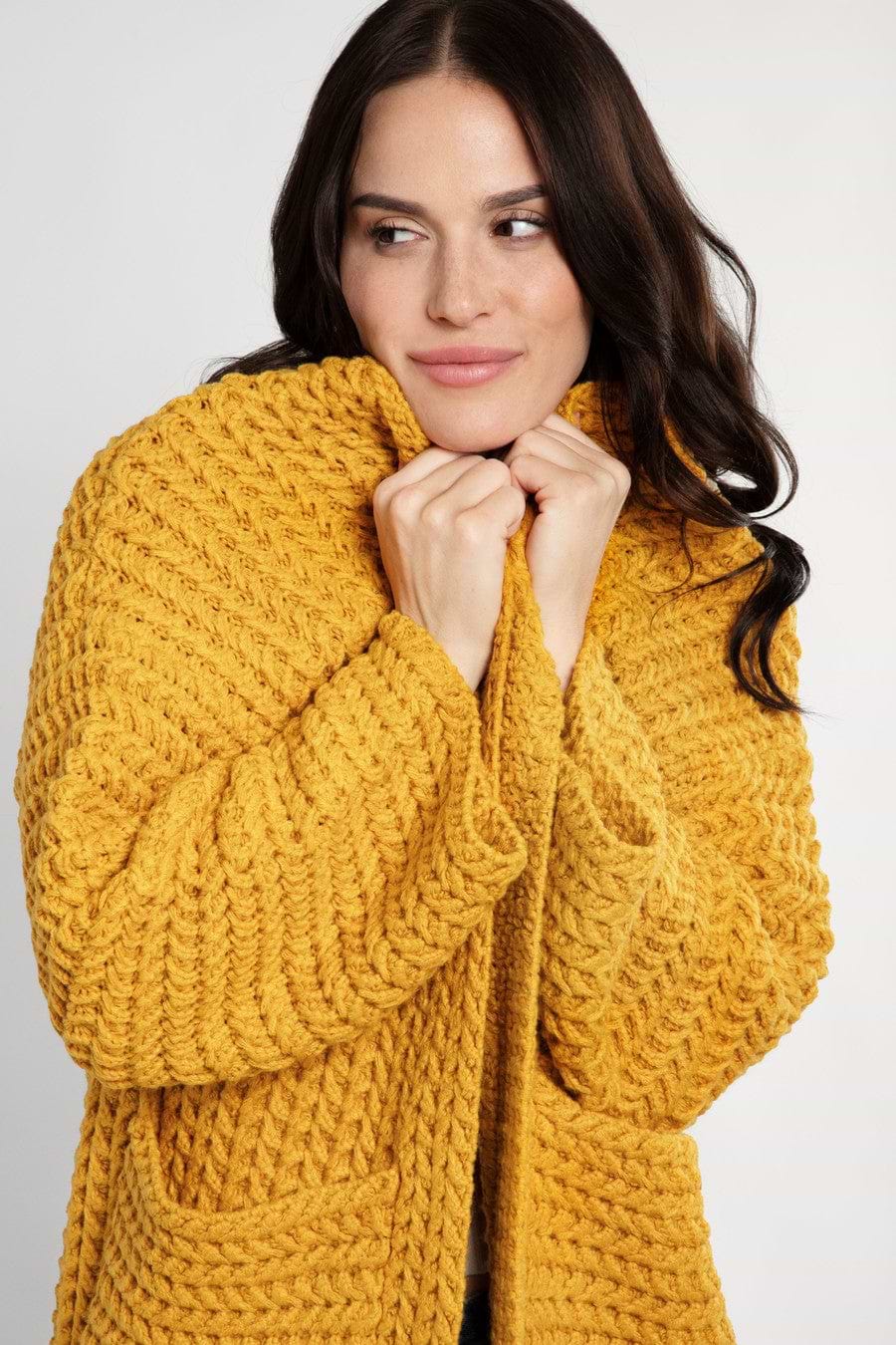 Long Sleeve Kimono Cable Knit Cardigan – SAACHI