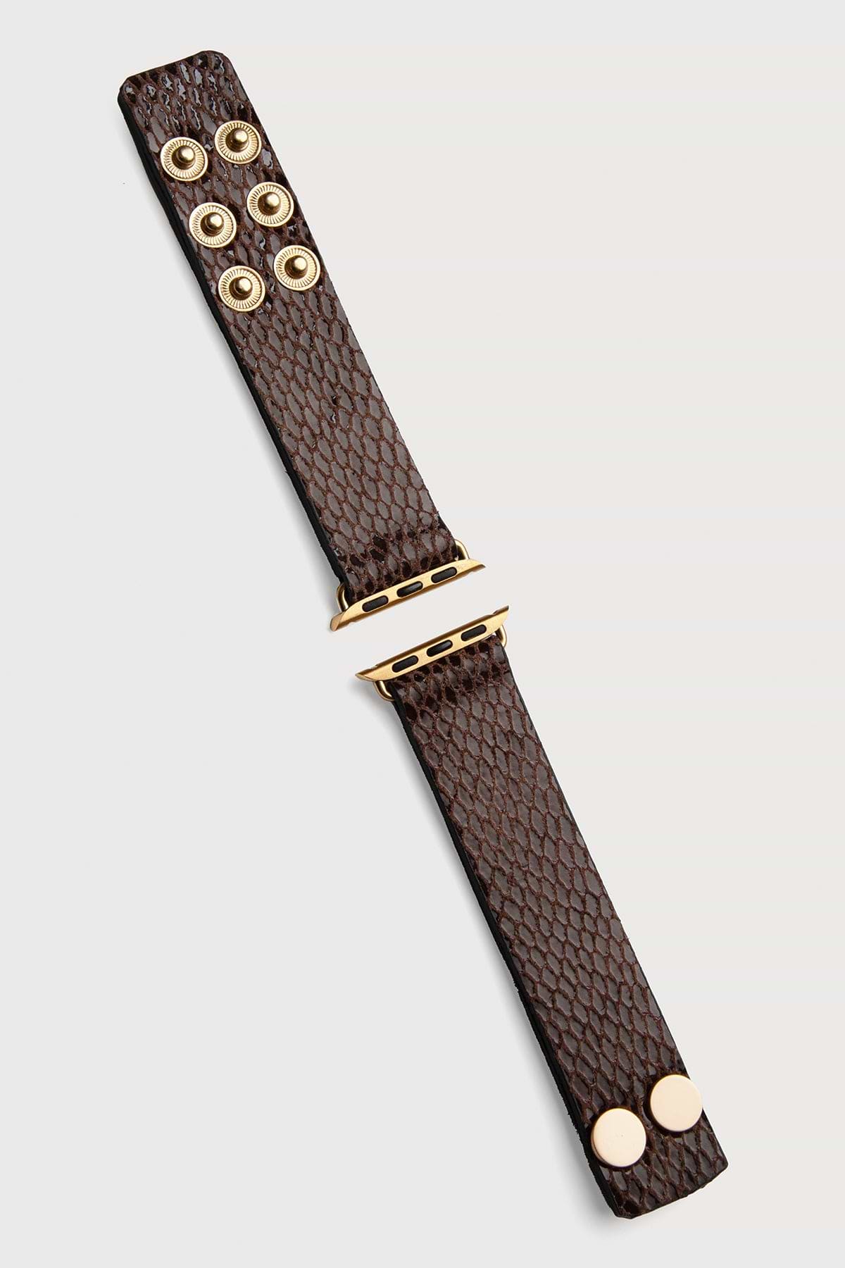 Leather Scale Apple Watch Band – SAACHI