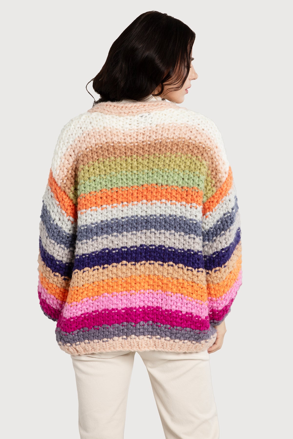 Rainbow Knitted Cardigan - SAACHI