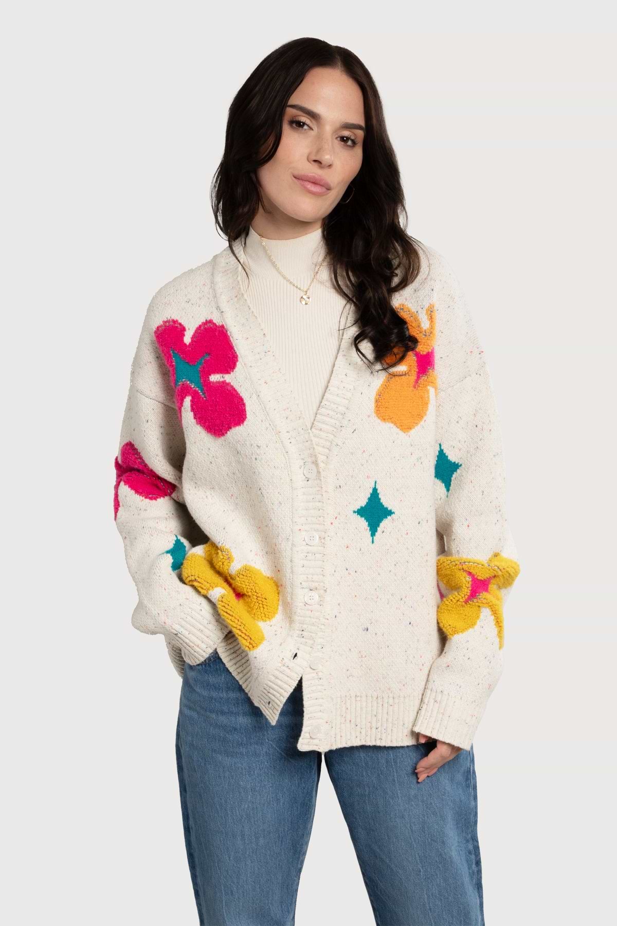 Floral Cardigan Button Up – SAACHI