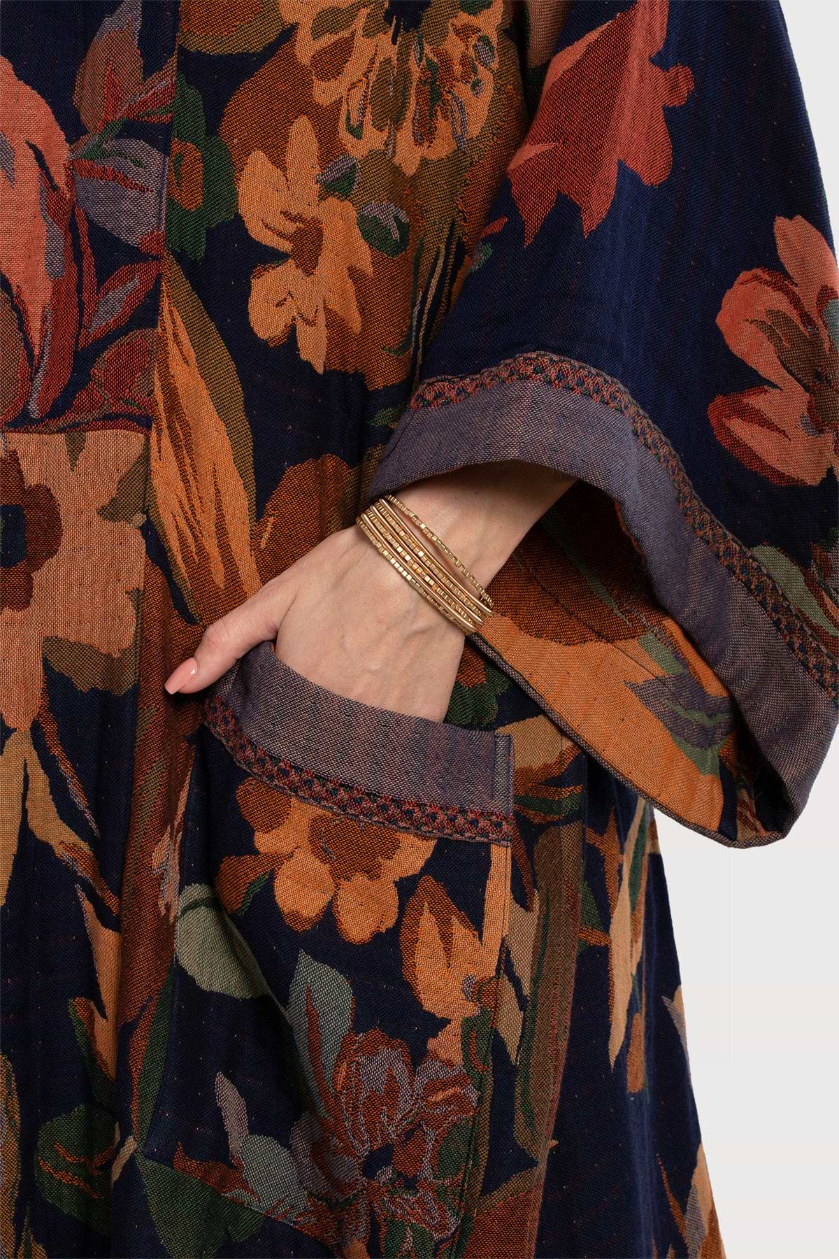 Floral Kimono Cotton Jacket for Fall – SAACHI