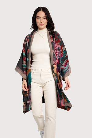 Floral Cotton Kimono Jacket