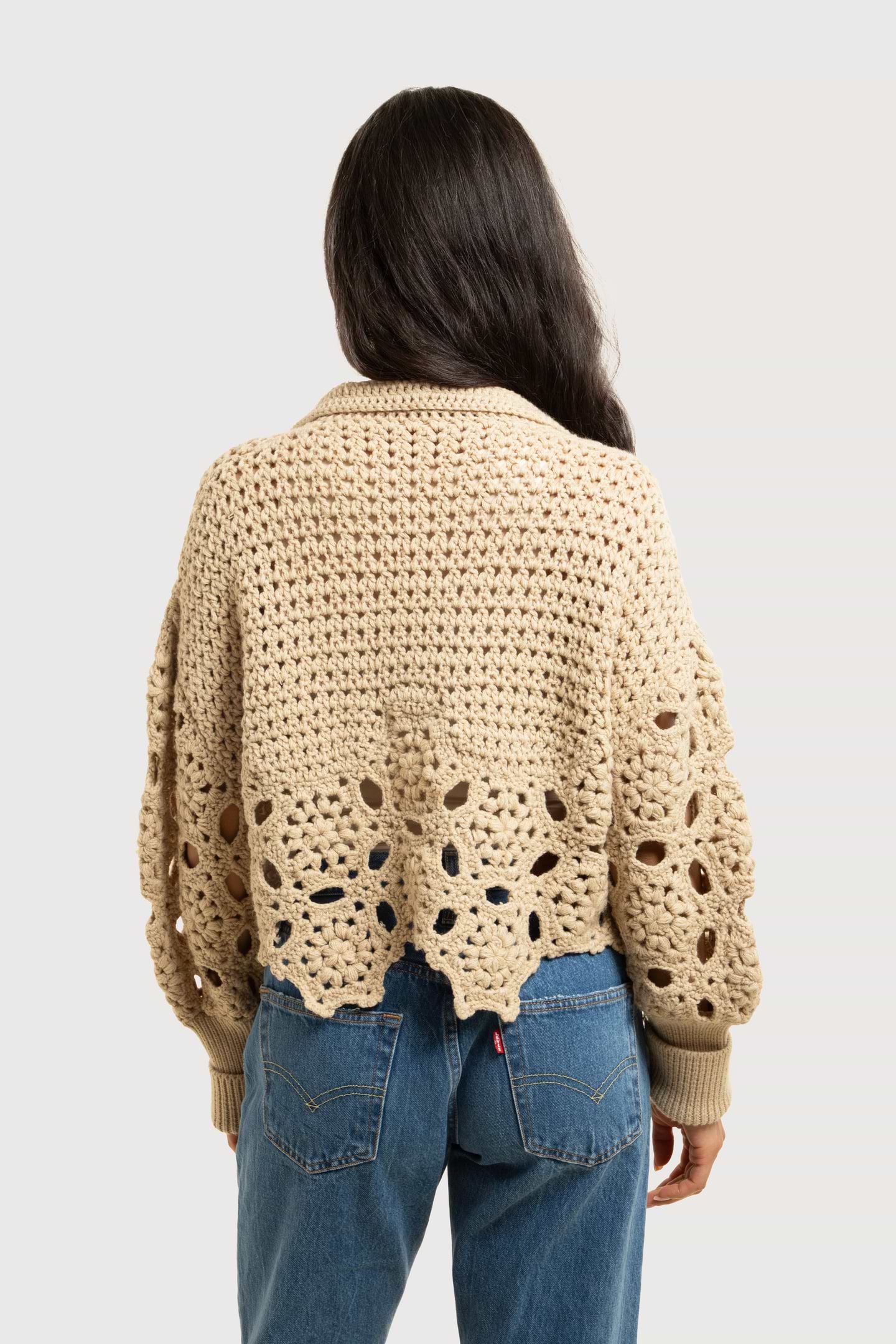 Floral Crochet Pullover Sweater – SAACHI