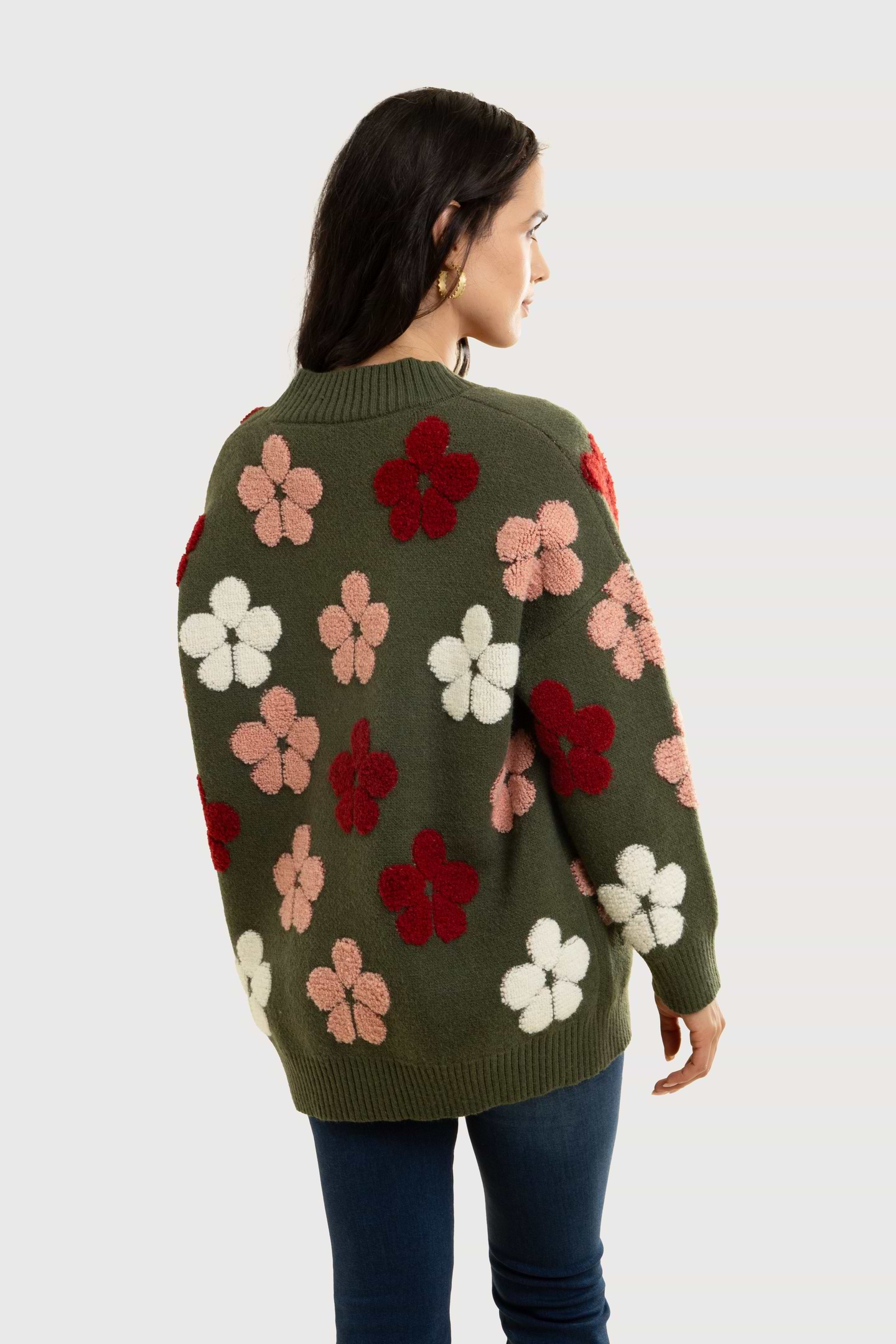 Floral Knit Cardigan – SAACHI