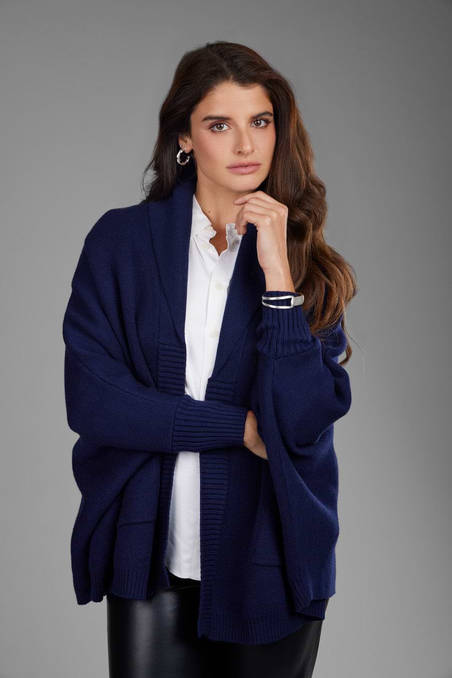 Open Front Oversized Cardigan Sweater – SAACHI