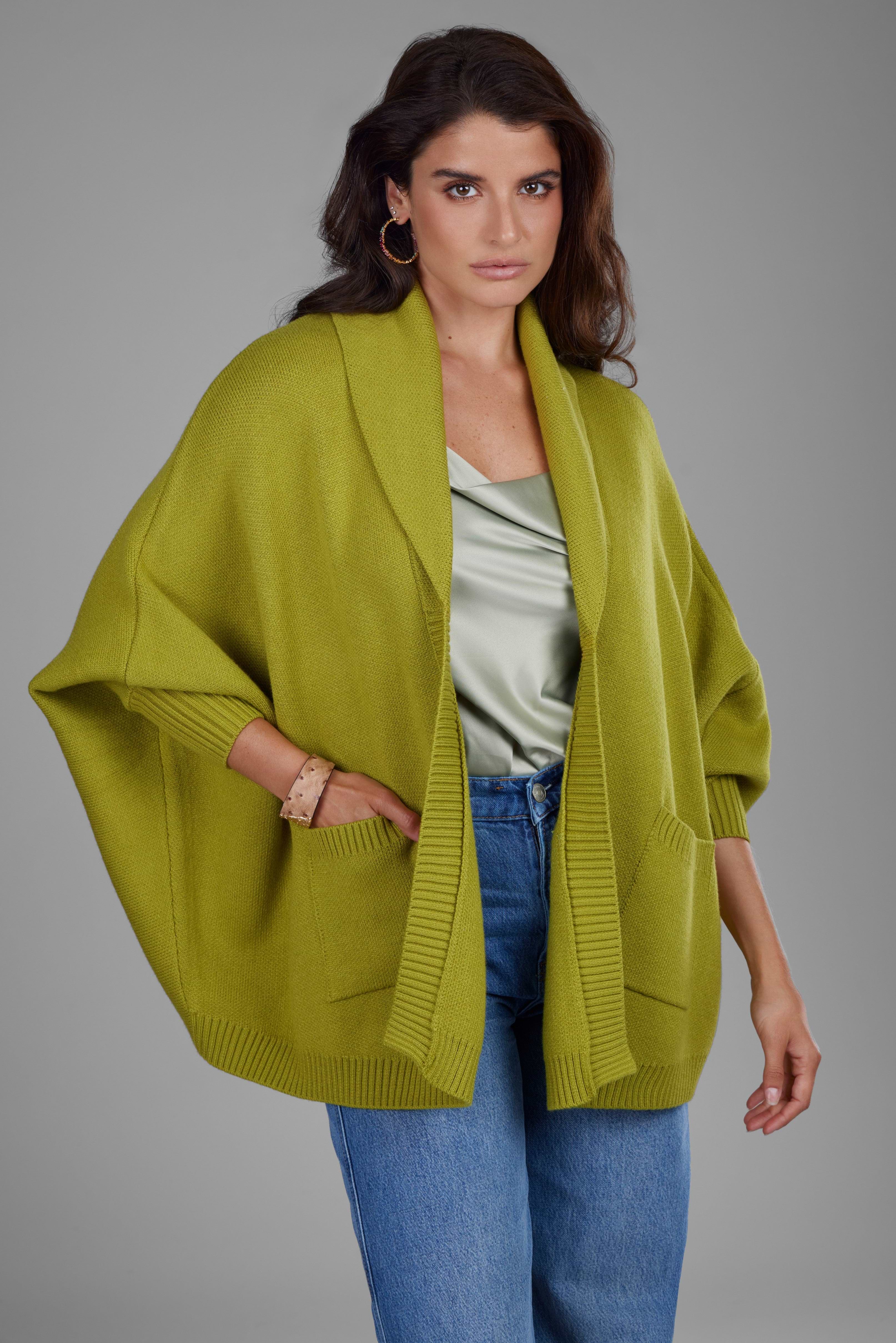Open Front Oversized Cardigan Sweater – SAACHI