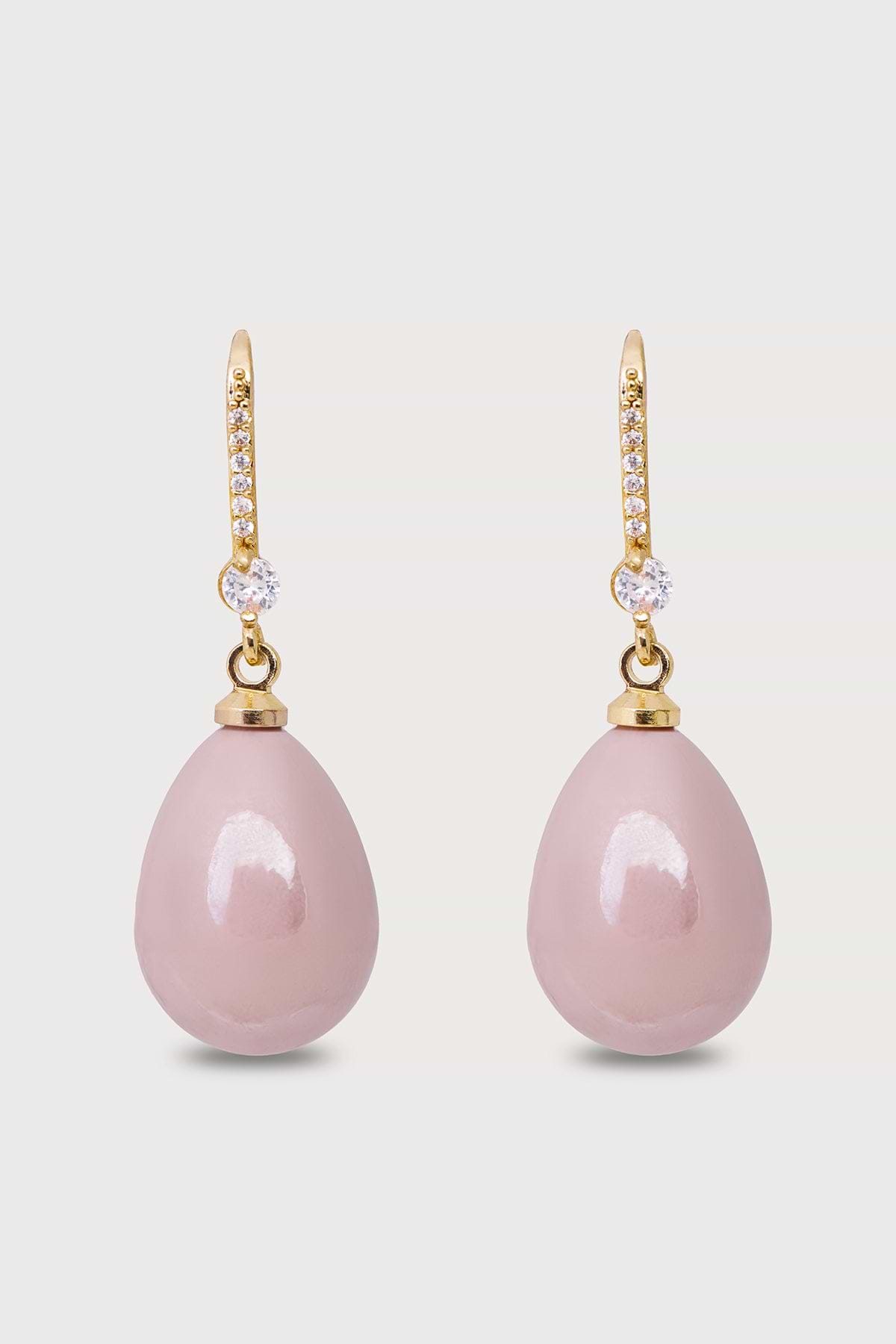 Colored Pearl Dangle Earrings – SAACHI