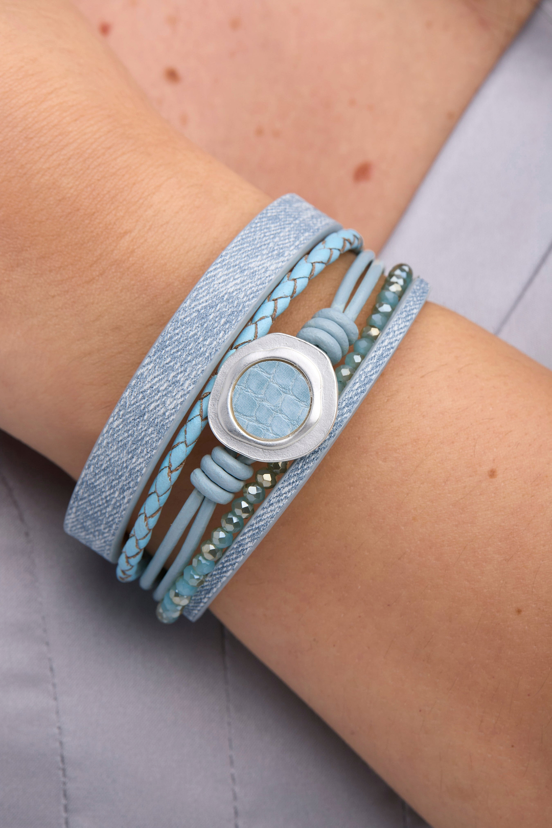 Ocean Multi Medallion Bracelet