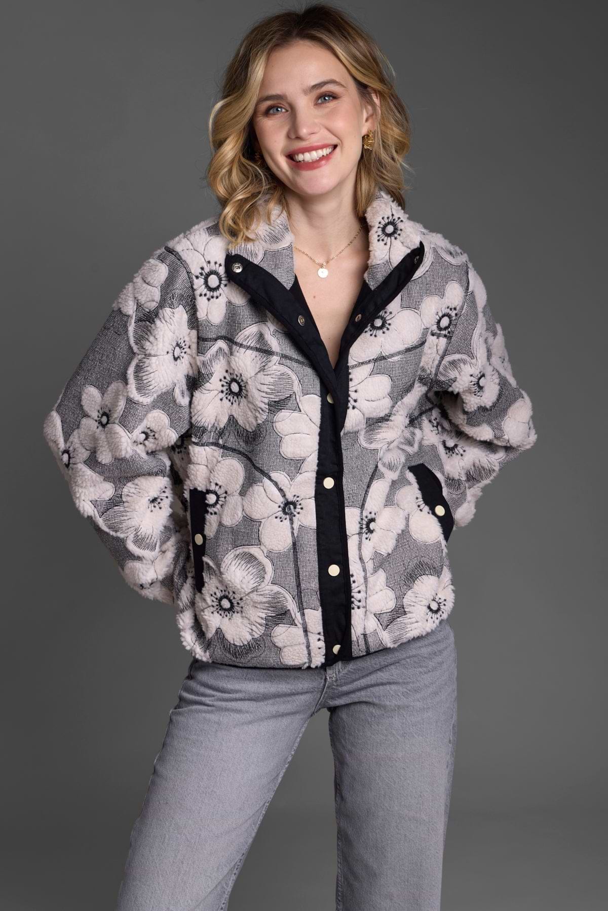 ジャケット・アウター eaphi leaf pattern 2way quilting coat ジャケット・アウター eaphi leaf pattern 2way quilting coat