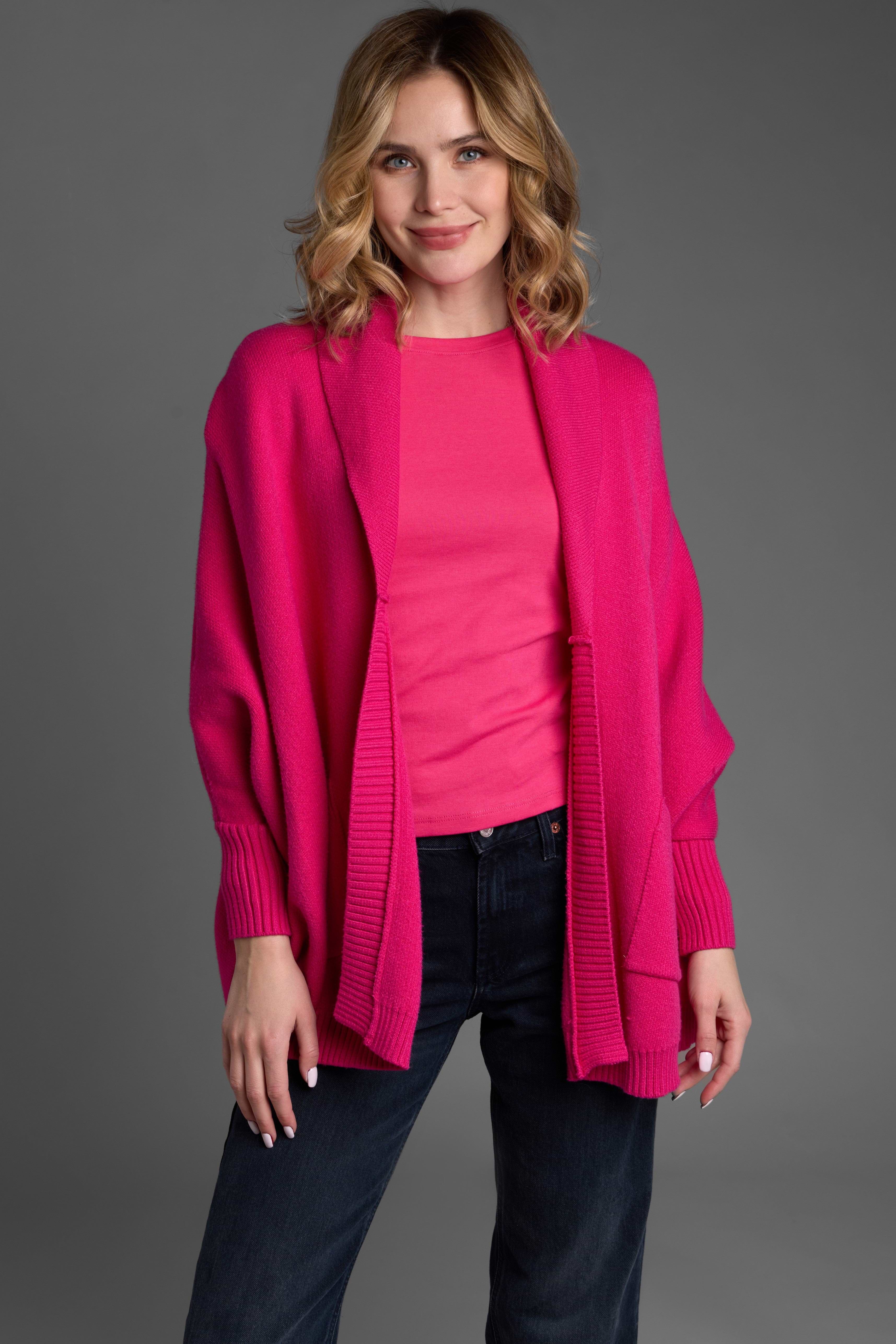 Open Front Oversized Cardigan Sweater – SAACHI