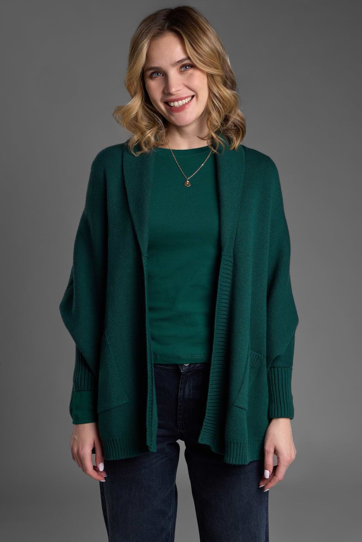 Open Front Oversized Cardigan Sweater – SAACHI