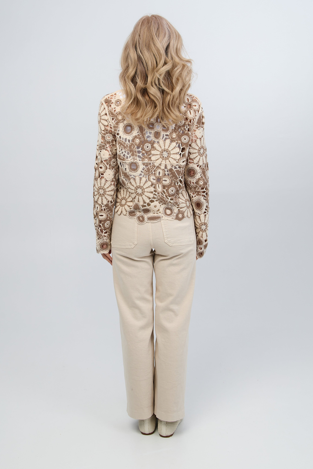 Flower Lace Crochet Jacket