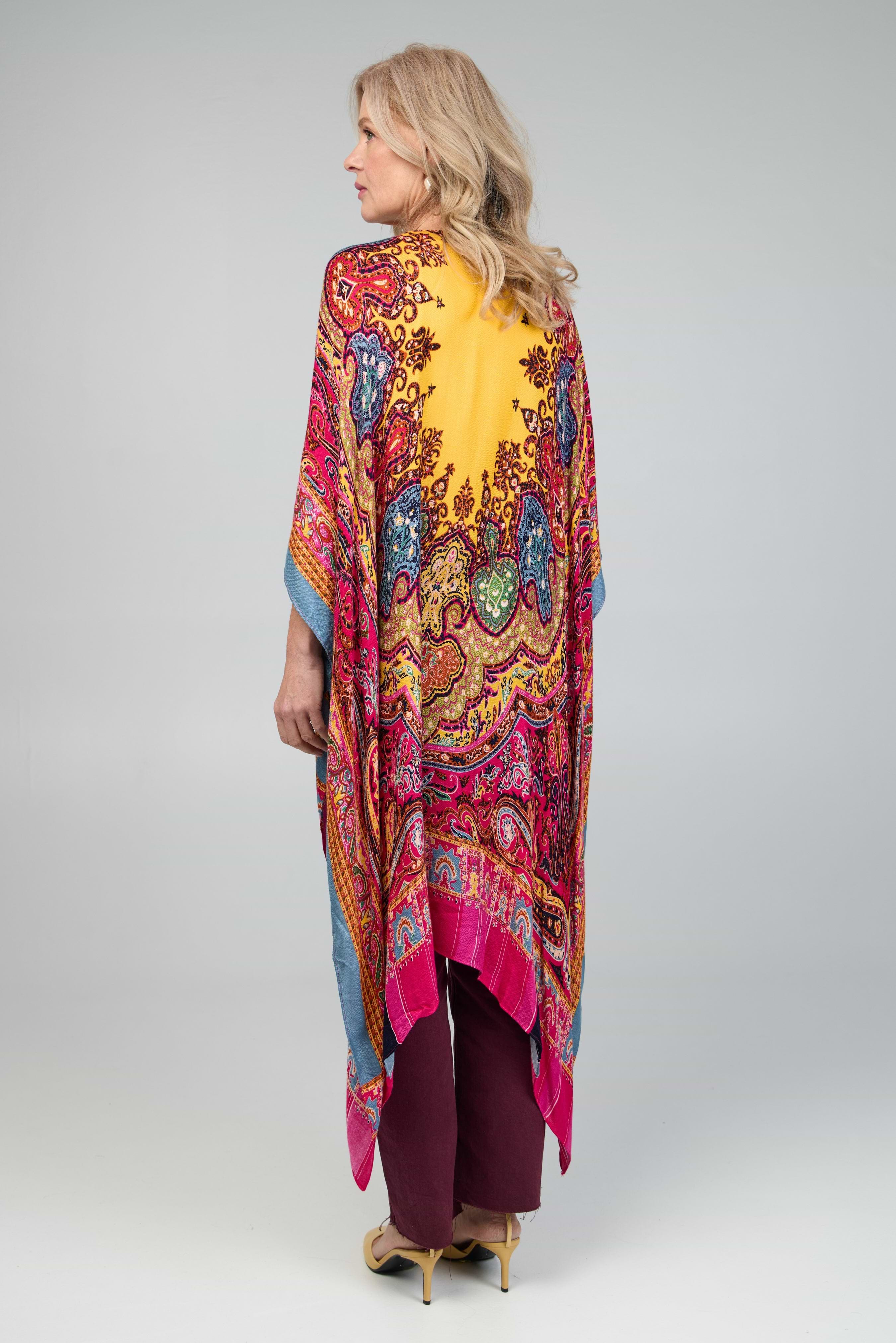 Paisley High Low Kimono – SAACHI