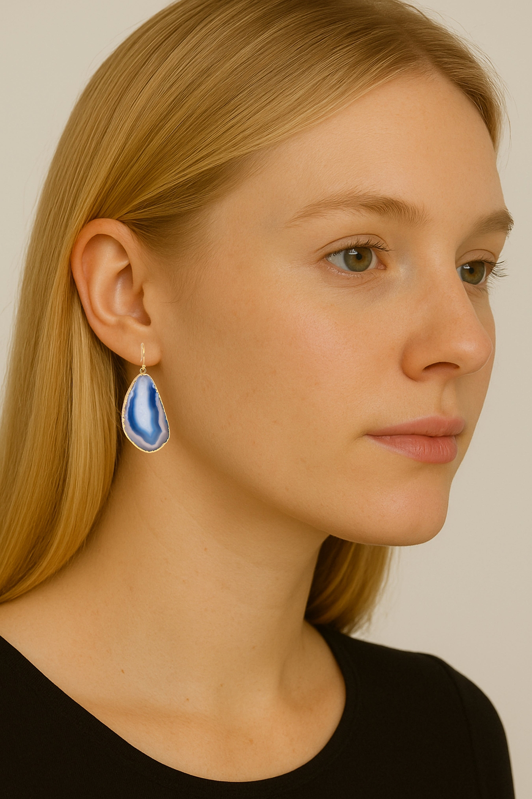 Agate Dangle Earrings