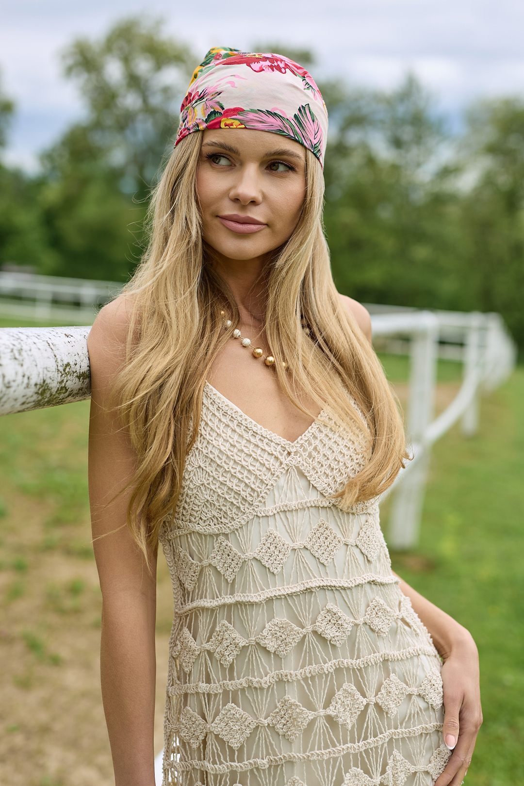 Diamond Crochet Knit Cover Up