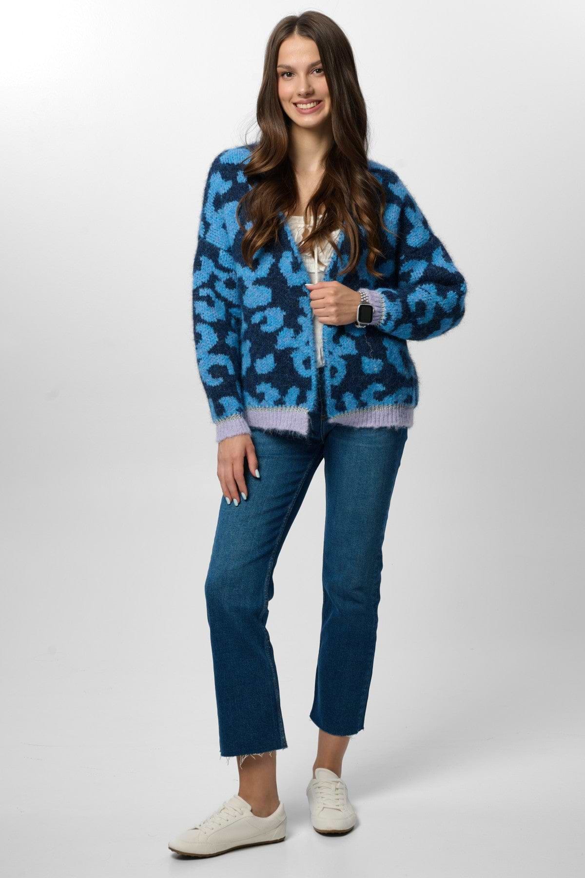 Animal Print Mohair Cardigan – SAACHI