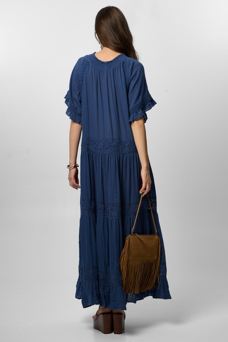 Cotton Long Kaftan Dress