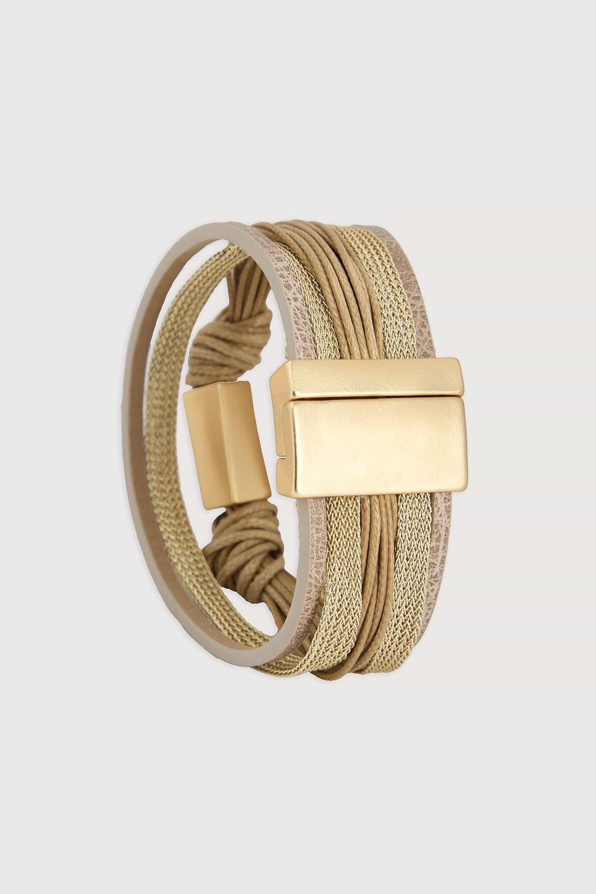 Rectangle Charm Cord Bracelet – SAACHI