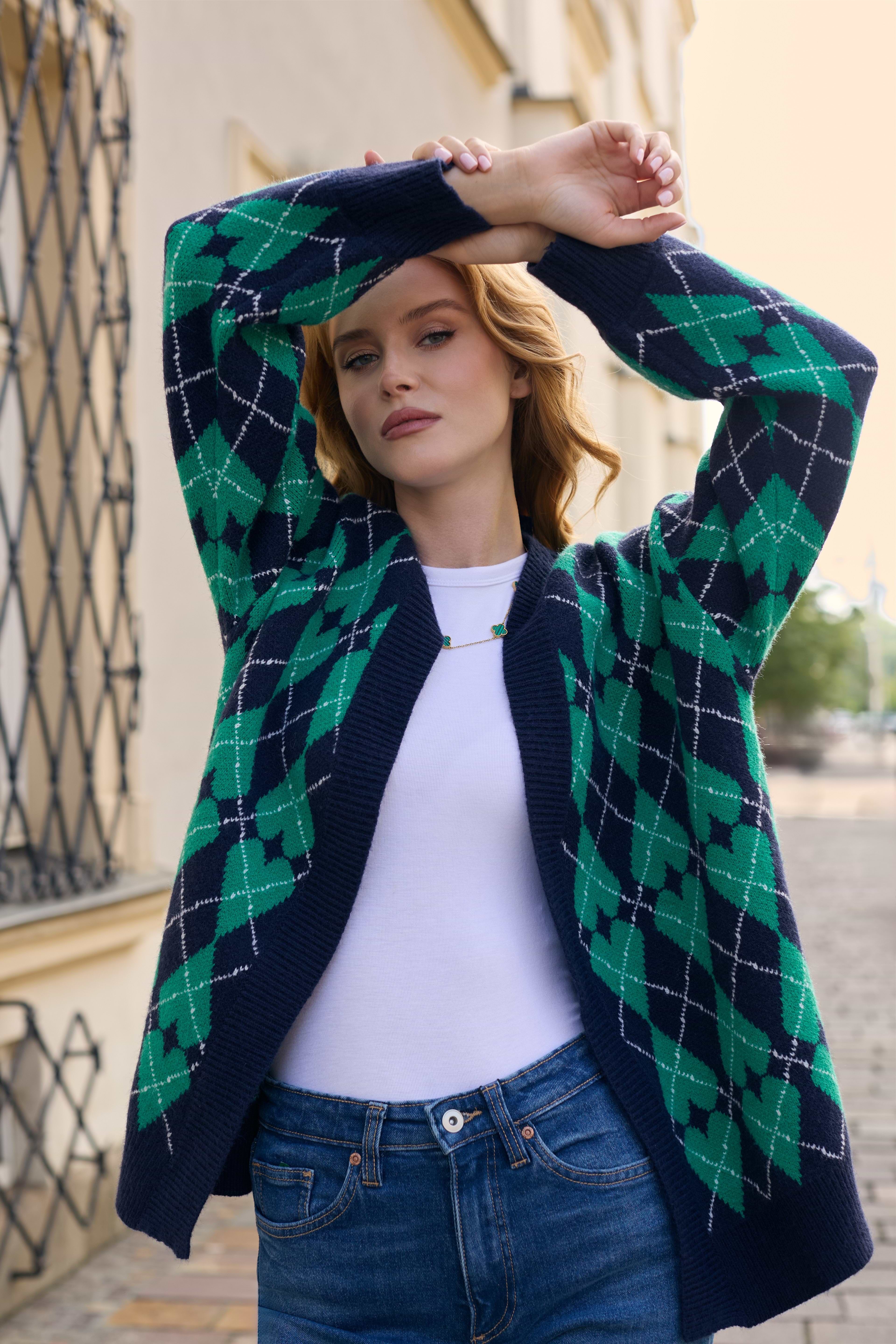 RATS ARGYLE CARDIGAN カーディガン ネイビー ARGYLE CARDIGAN – JOLLY ROGER