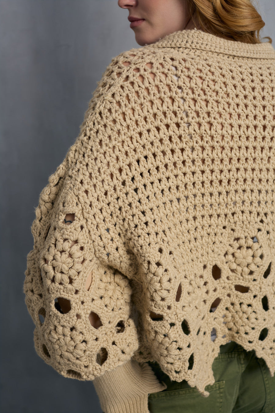 【hyke】2024SS　CROCHETED SWEATER hyke】2024SS CROCHETED SWEATER HYKE CROCHETED SWEATER – COLDBECK