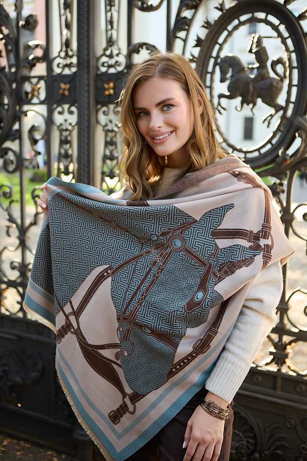 Equestrian Reversible Scarf