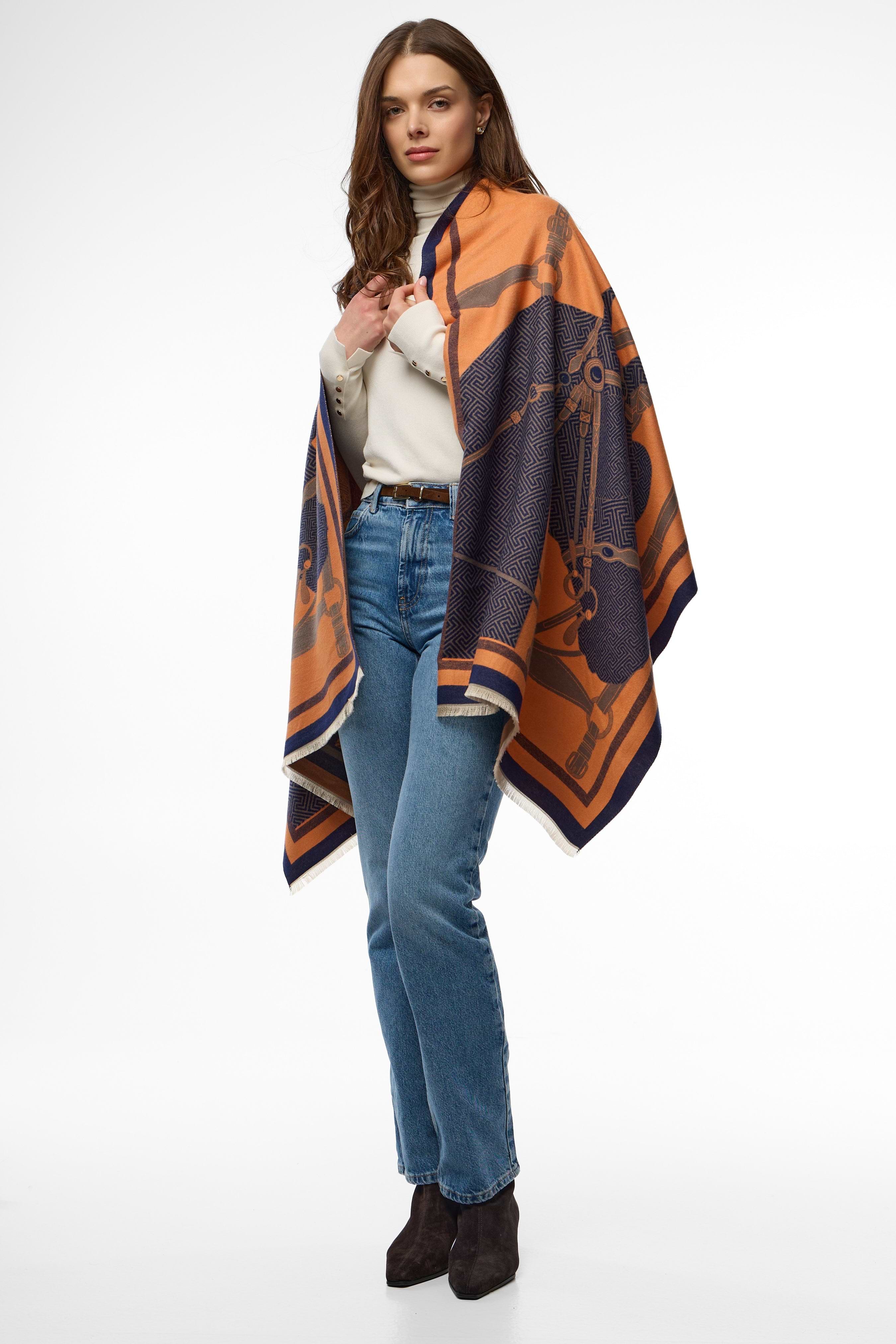 未使用salsation ScarfNeckSweater XSサルセーション Equestrian Reversible Scarf – SAACHI