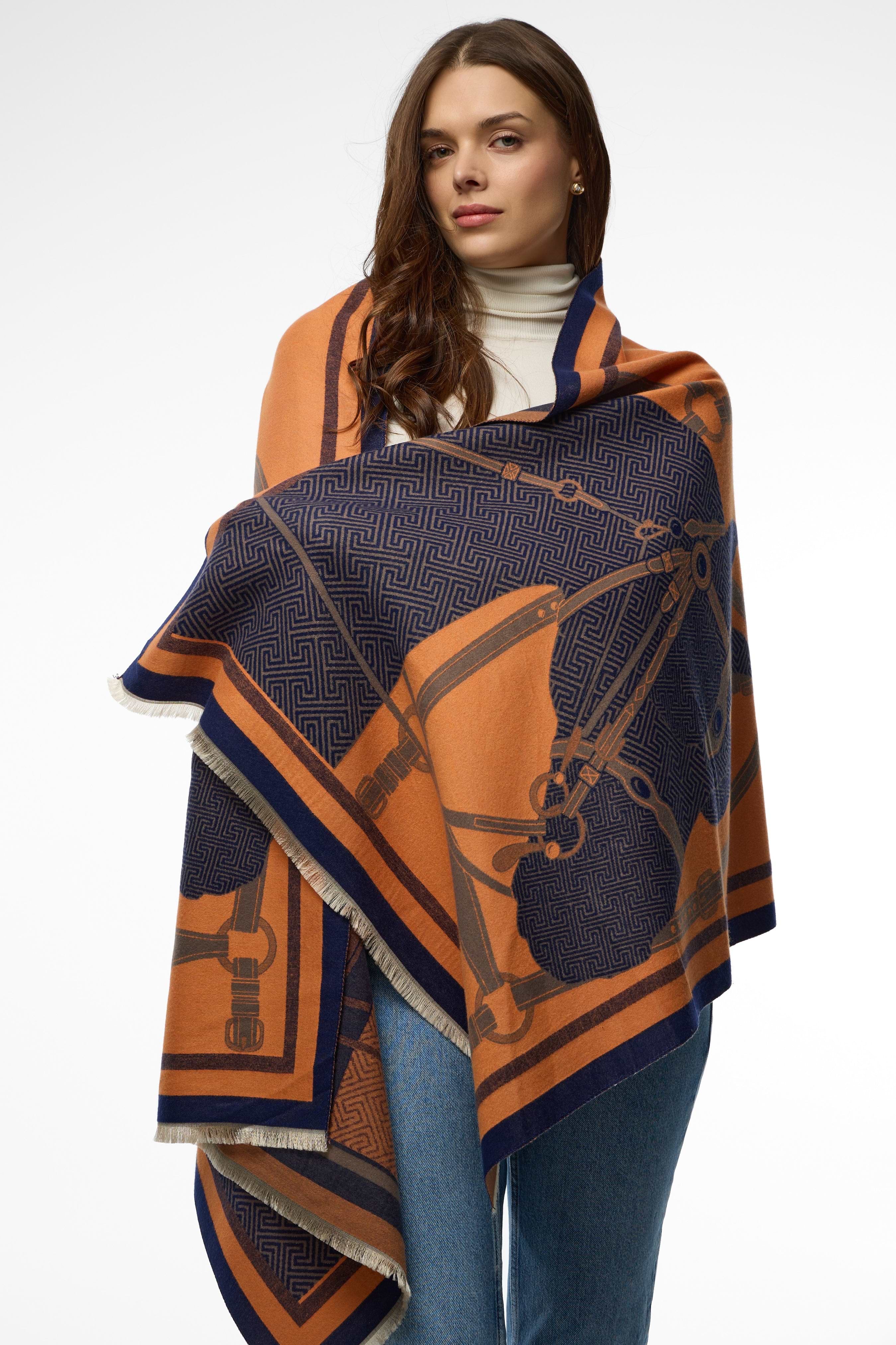 Equestrian Reversible Scarf – SAACHI
